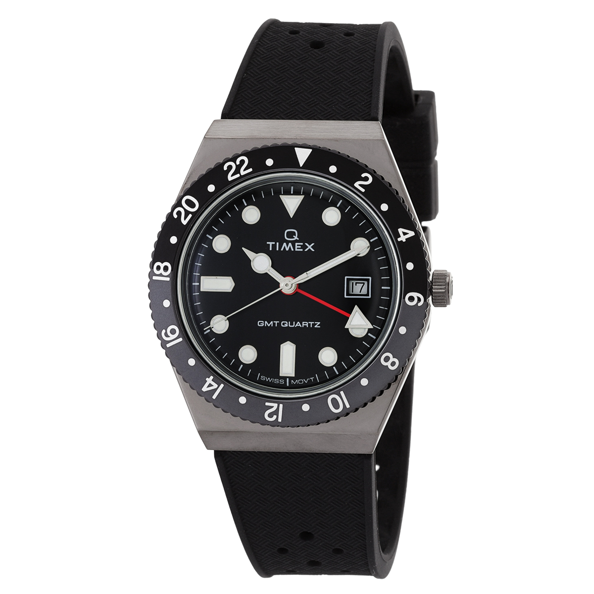 timex q timex quartz black dial men's watch tw2v38200 timex q timex quartz black dial men's watch tw2v38200