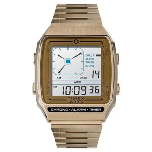 Витрина timex reissue quartz digital grey dial men's watch tw2u72500