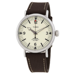 Витрина timex standard quartz cream dial men's watch tw2v44100