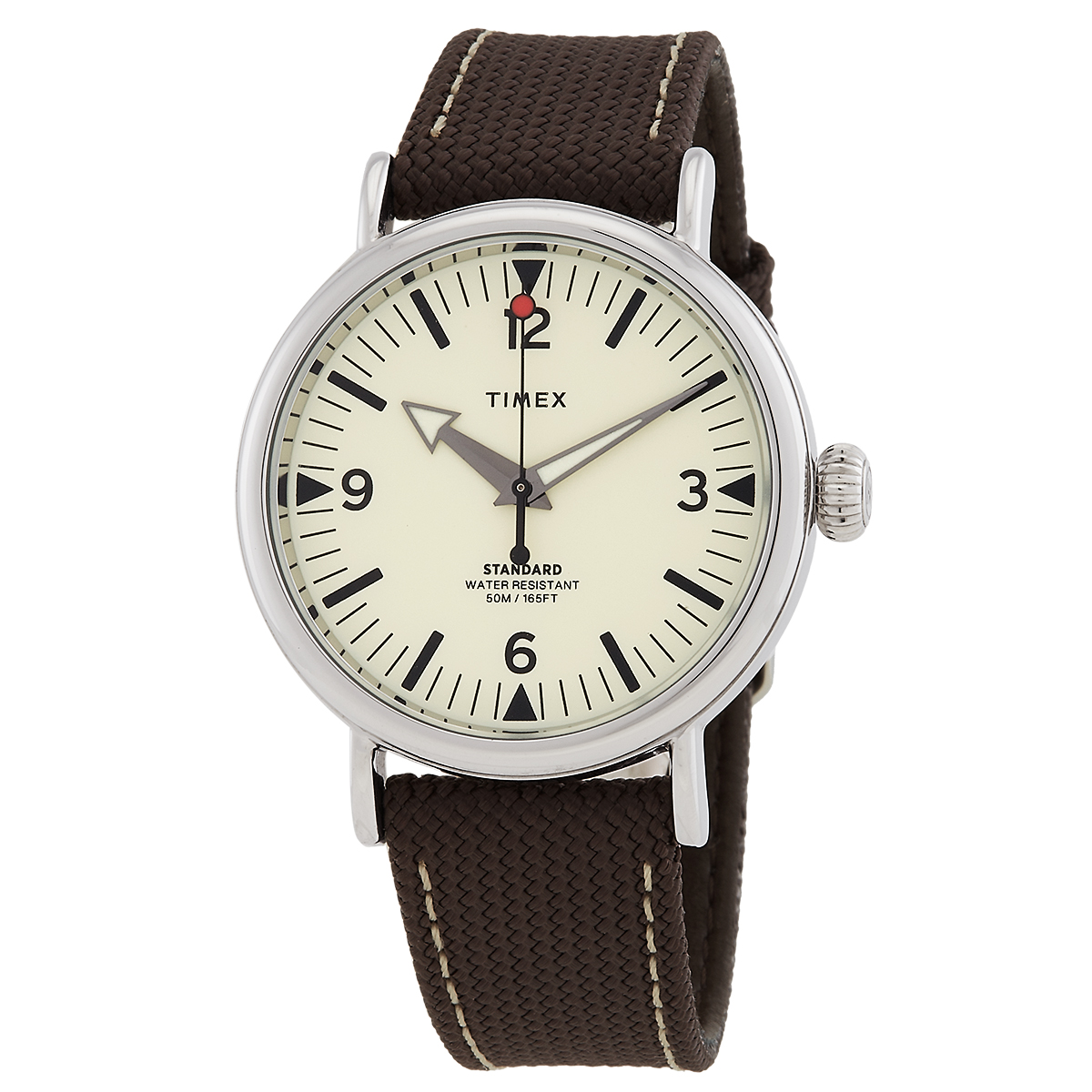timex standard quartz cream dial men's watch tw2v44100 timex standard quartz cream dial men's watch tw2v44100