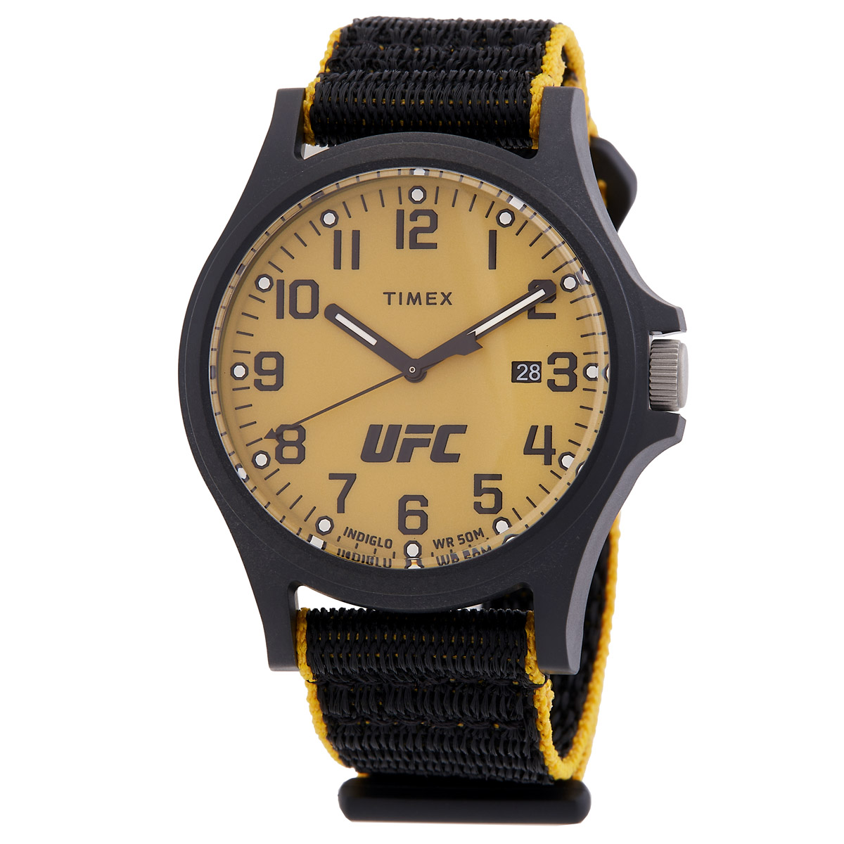 timex ufc apex quartz yellow dial men's watch tw2v62200jt timex ufc apex quartz yellow dial men's watch tw2v62200jt