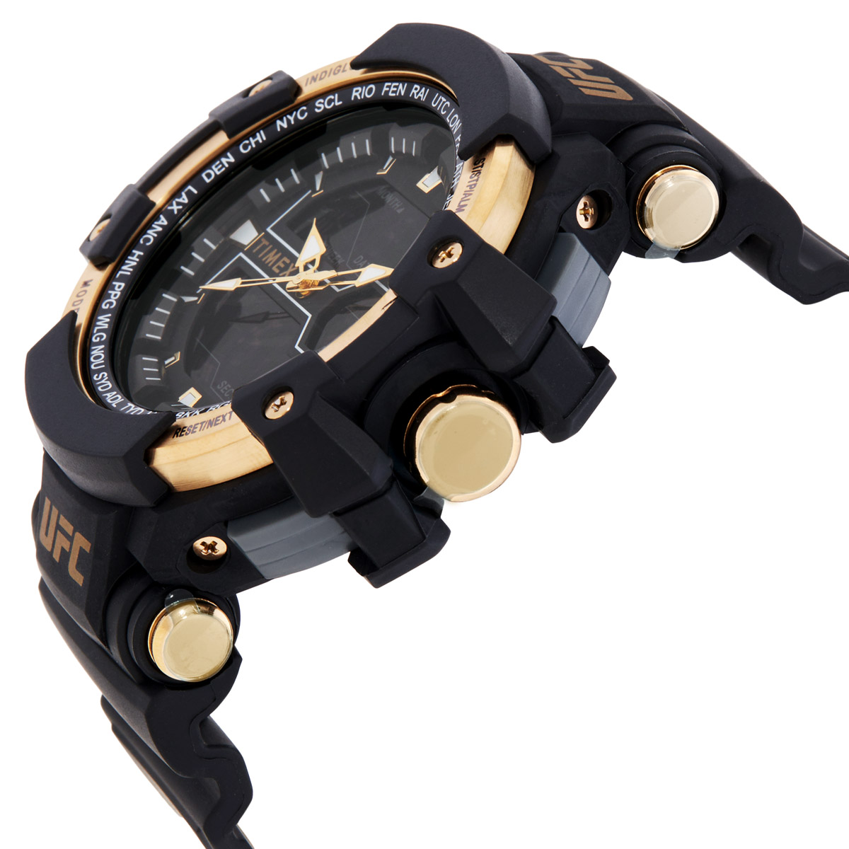 timex ufc combat quartz analog digital black dial men's watch tw5m58300jt timex ufc combat quartz analog digital black dial men's watch tw5m58300jt
