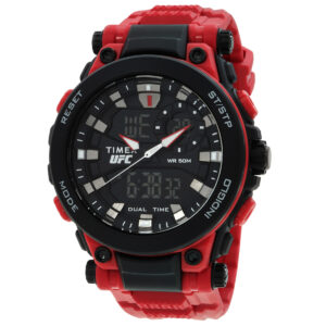 timex ufc impact quartz analog digital black dial men's watch tw5m53000
