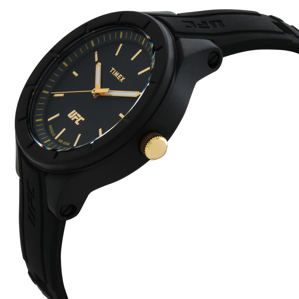 timex ufc strength quartz black dial men's watch tw2v56900 timex ufc strength quartz black dial men's watch tw2v56900