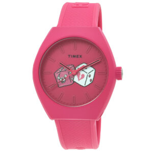 Витрина timex urban pop x fortnite quartz pink dial men's watch tw2w96800
