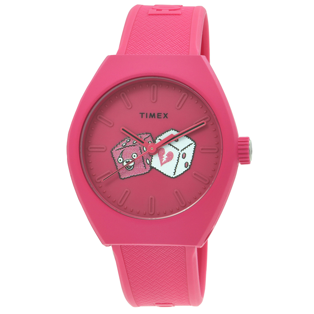 timex urban pop x fortnite quartz pink dial men's watch tw2w96800 timex urban pop x fortnite quartz pink dial men's watch tw2w96800