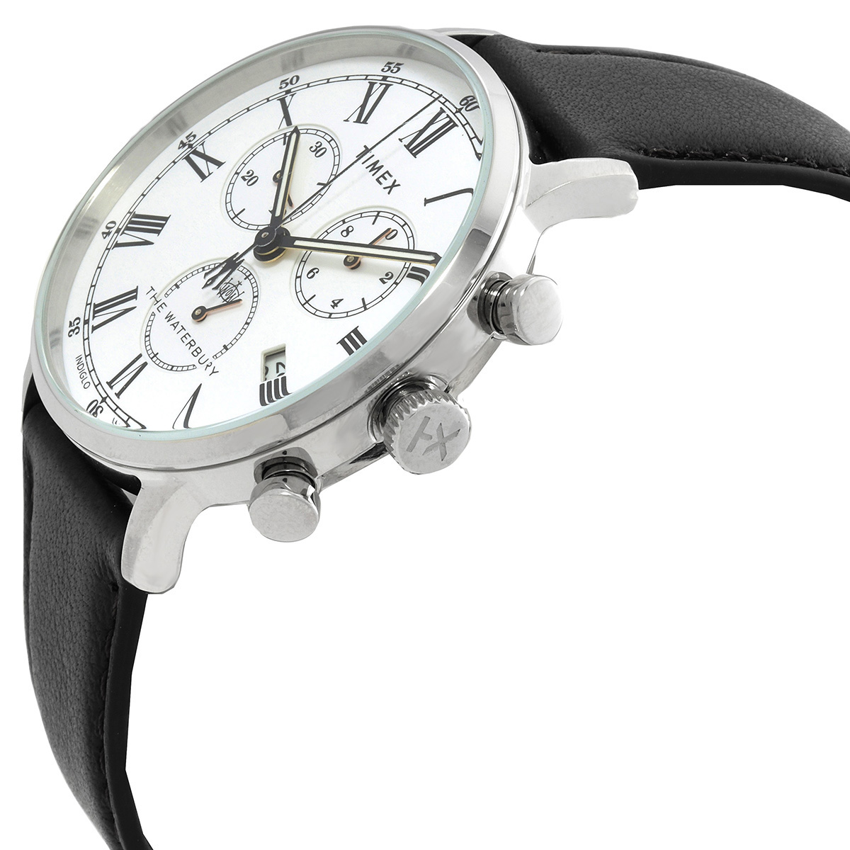 timex waterbury classic chronograph quartz white dial men's watch tw2u88100 timex waterbury classic chronograph quartz white dial men's watch tw2u88100
