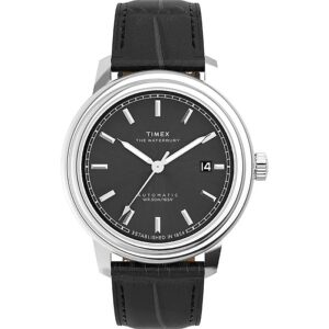 Home timex waterbury metropolitan automatic black dial men's watch tw2y23000