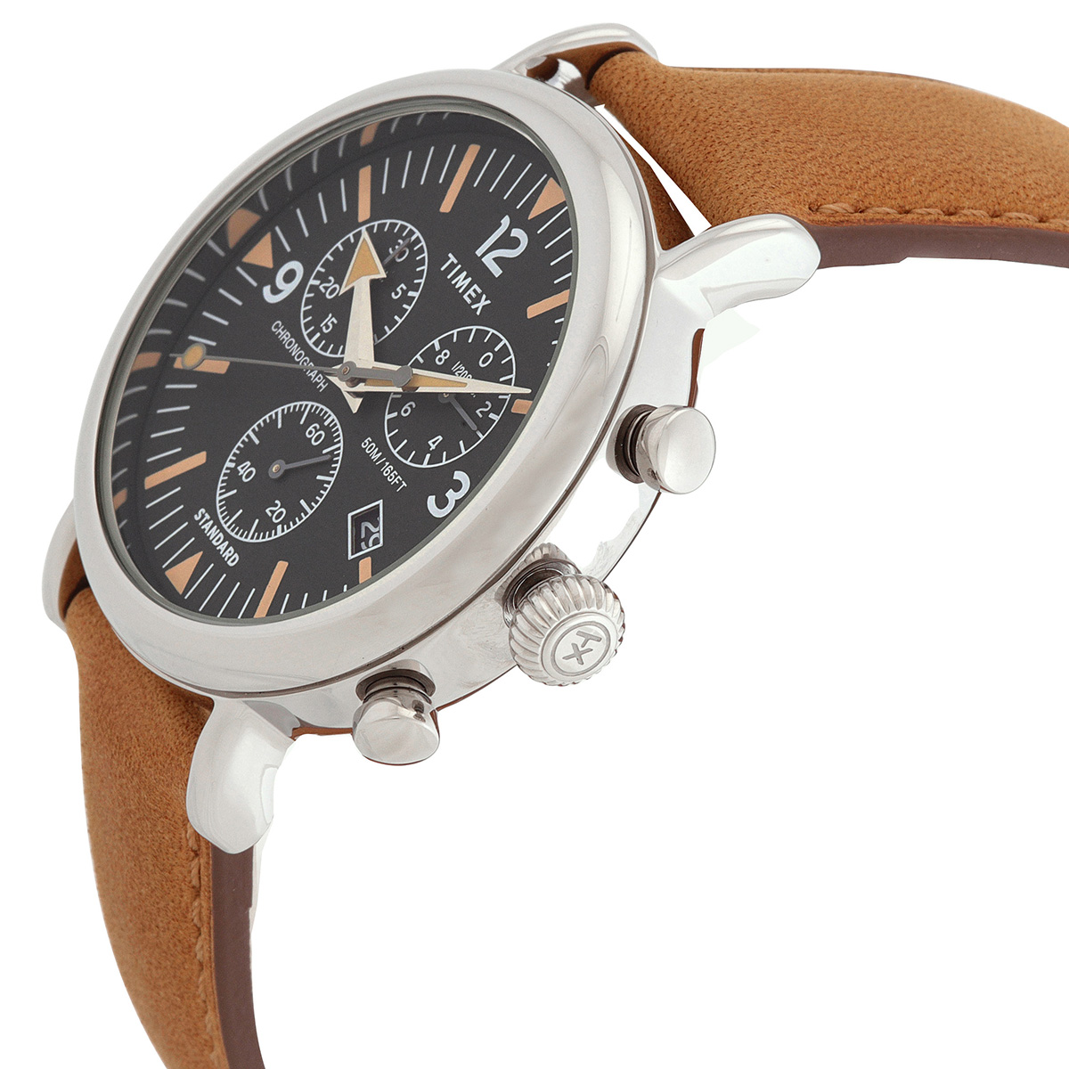 timex waterbury standard chronograph quartz black dial watch tw2w84500vq timex waterbury standard chronograph quartz black dial watch tw2w84500vq