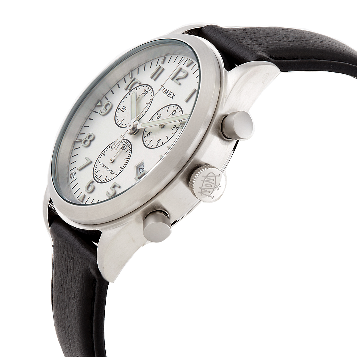 timex waterbury traditional chronograph quartz silver dial men's watch tw2w48100 timex waterbury traditional chronograph quartz silver dial men's watch tw2w48100