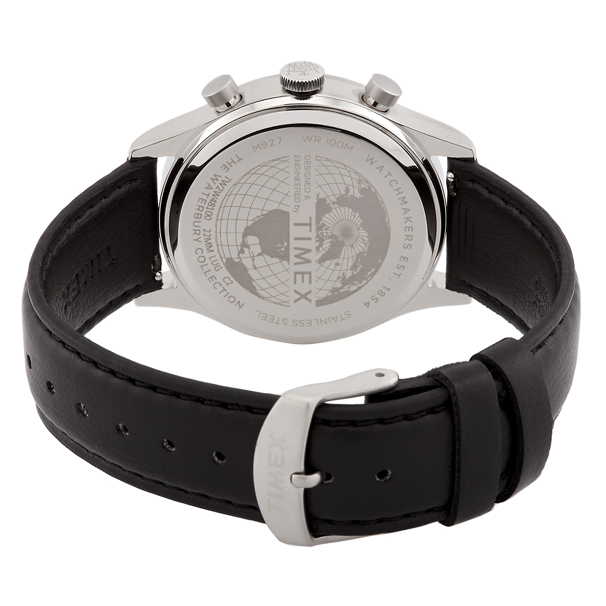 timex waterbury traditional chronograph quartz silver dial men's watch tw2w48100 timex waterbury traditional chronograph quartz silver dial men's watch tw2w48100