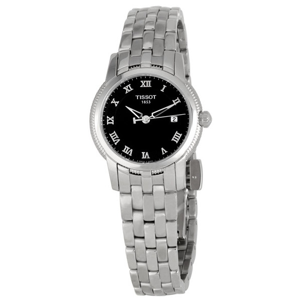 tissot ballade iii quartz black dial ladies watch t031.210.11.053.00