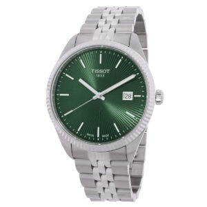 Витрина tissot ballade quartz green dial men's watch t1564101109100