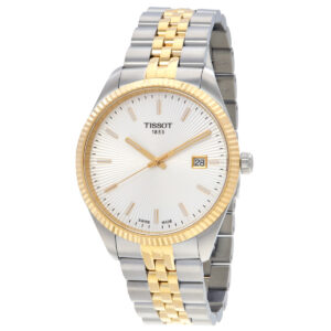 Витрина tissot ballade quartz silver dial men's watch t1564102203100