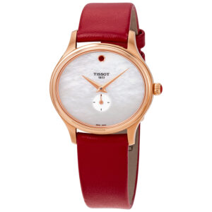 Home tissot bella ora white mother of pearl dial ladies watch t103.310.36.111.01