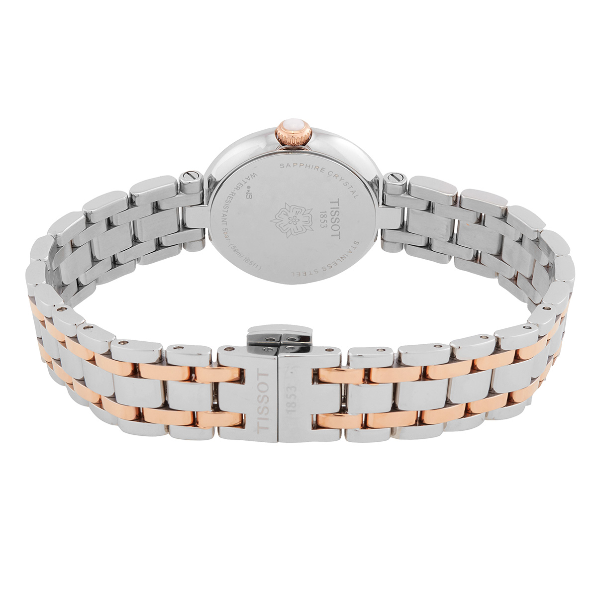tissot bellissima small lady quartz white dial two tone watch t126.010.22.013.01 tissot bellissima small lady quartz white dial two tone watch t126.010.22.013.01