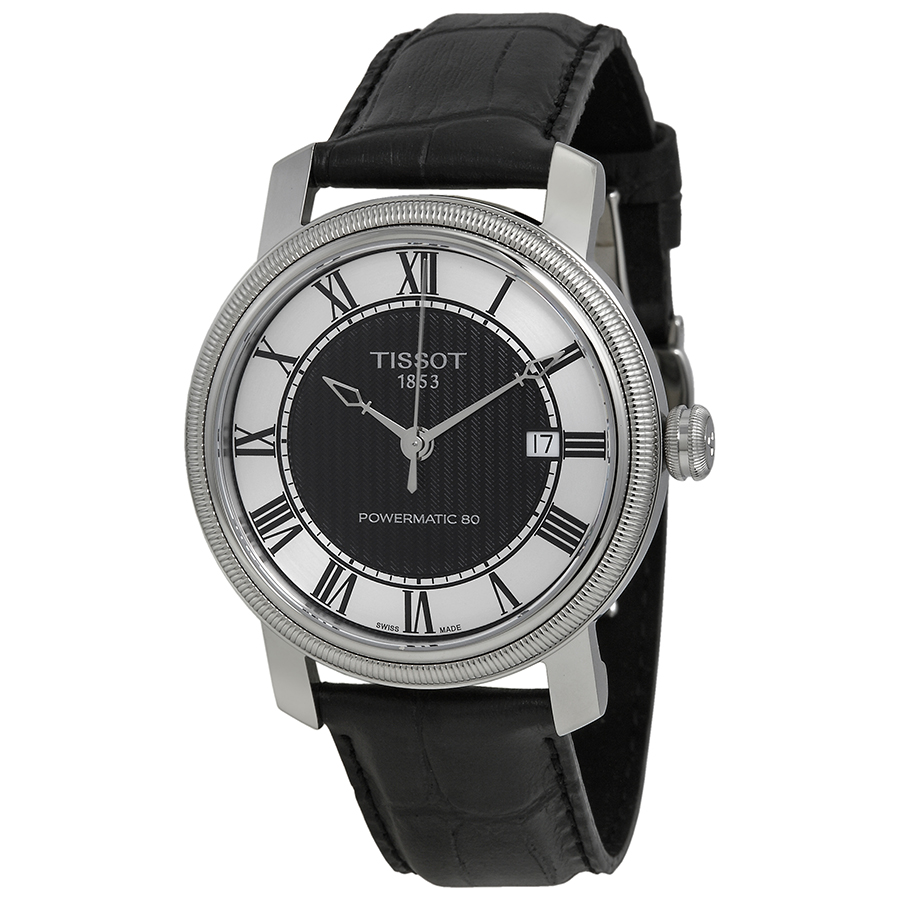tissot bridgeport automatic black dial men's watch t0974071605300 tissot bridgeport automatic black dial men's watch t0974071605300