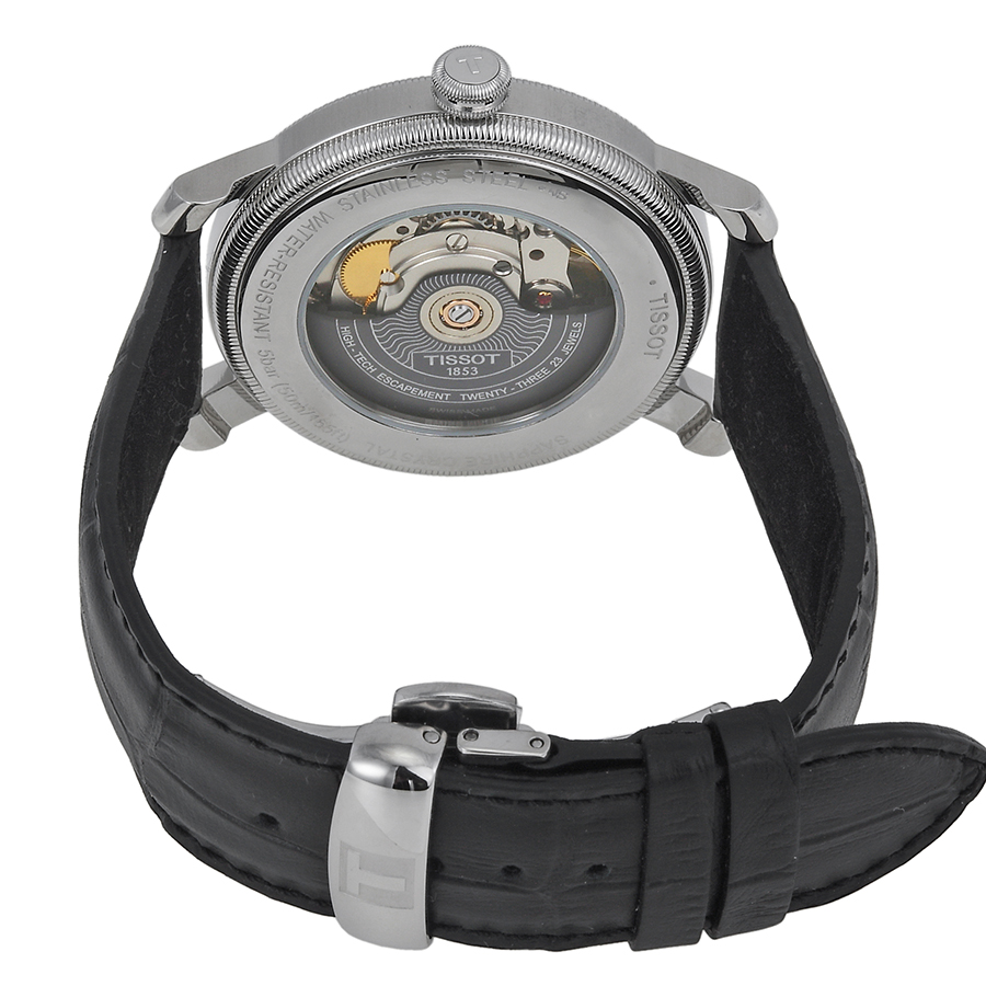 tissot bridgeport automatic black dial men's watch t0974071605300 tissot bridgeport automatic black dial men's watch t0974071605300