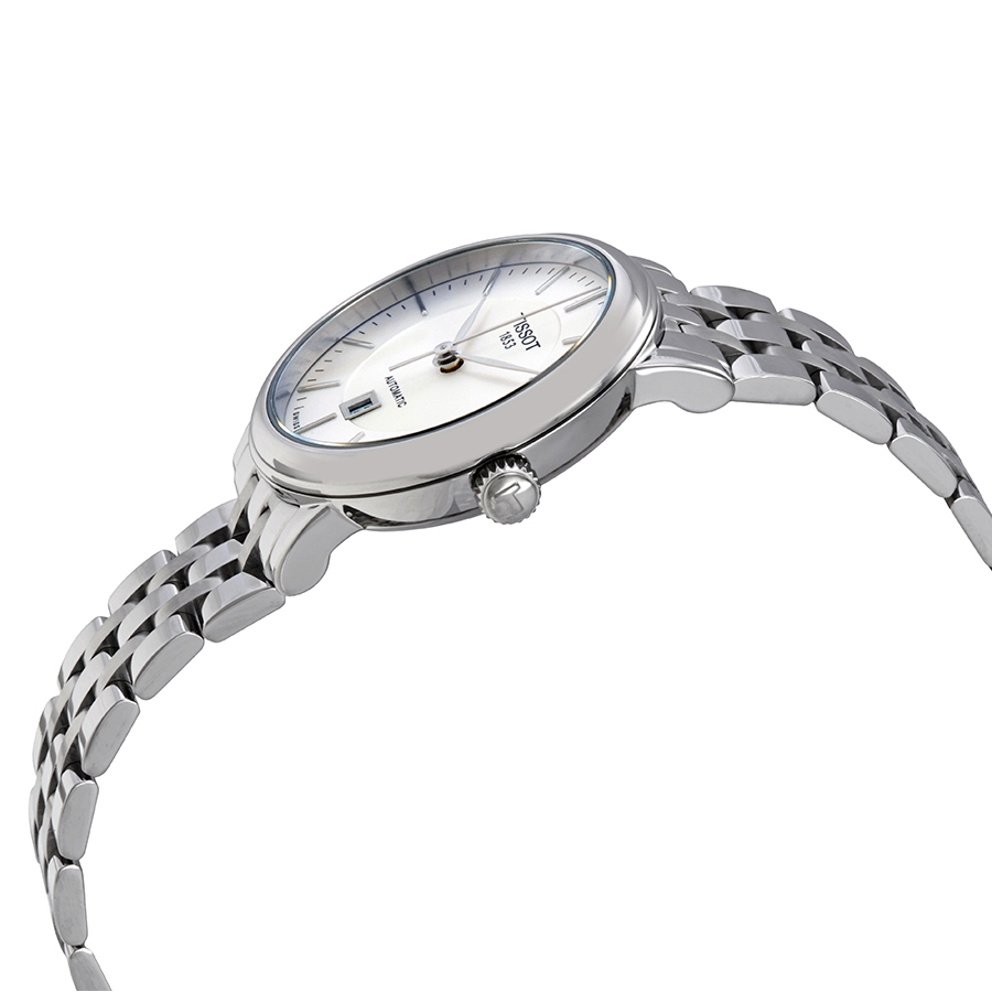 tissot carson automatic silver dial ladies watch t122.207.11.031.00 tissot carson automatic silver dial ladies watch t122.207.11.031.00