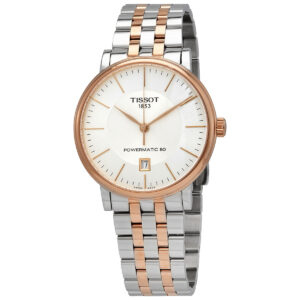 Витрина tissot carson powermatic automatic silver dial men's watch t122.407.22.031.01