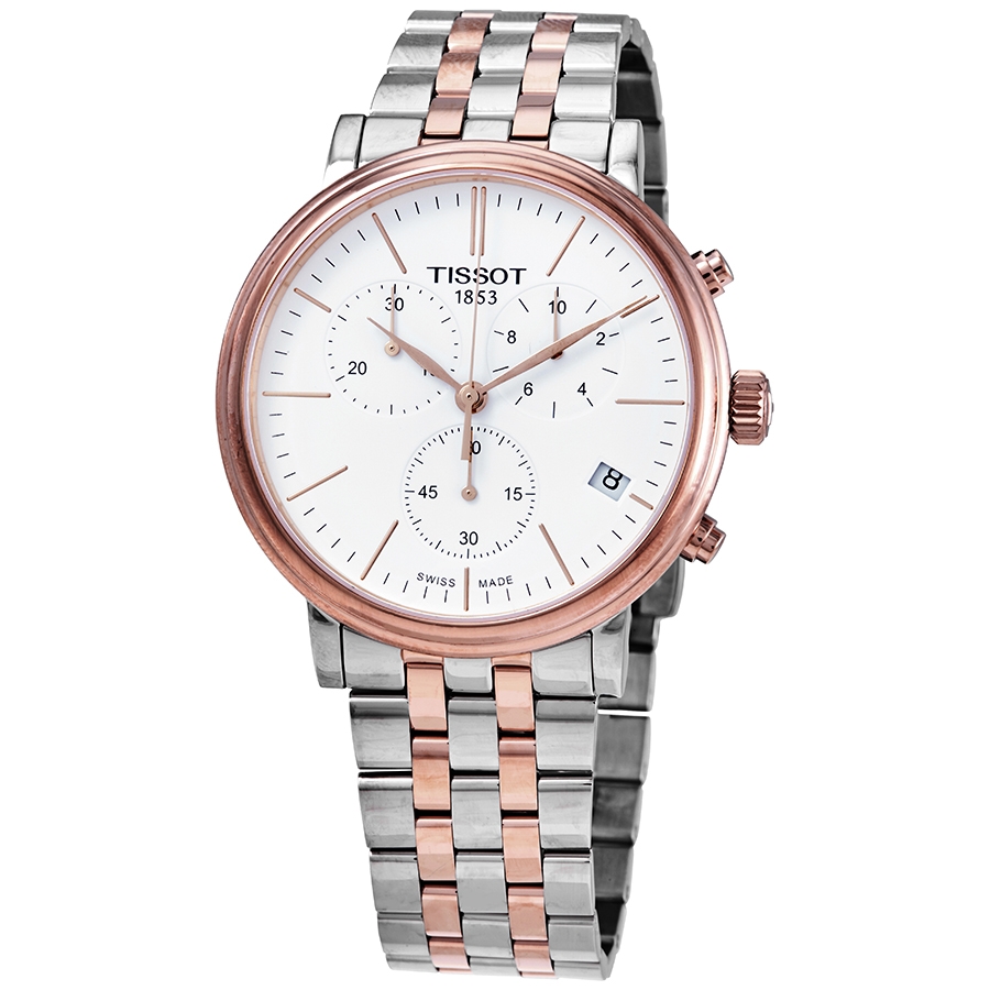 tissot carson premium chronograph quartz white dial watch t122.417.22.011.00 tissot carson premium chronograph quartz white dial watch t122.417.22.011.00
