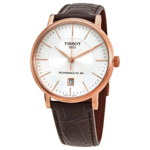 tissot carson premium powermatic 80 automatic white dial men's watch t122.407.36.031.00