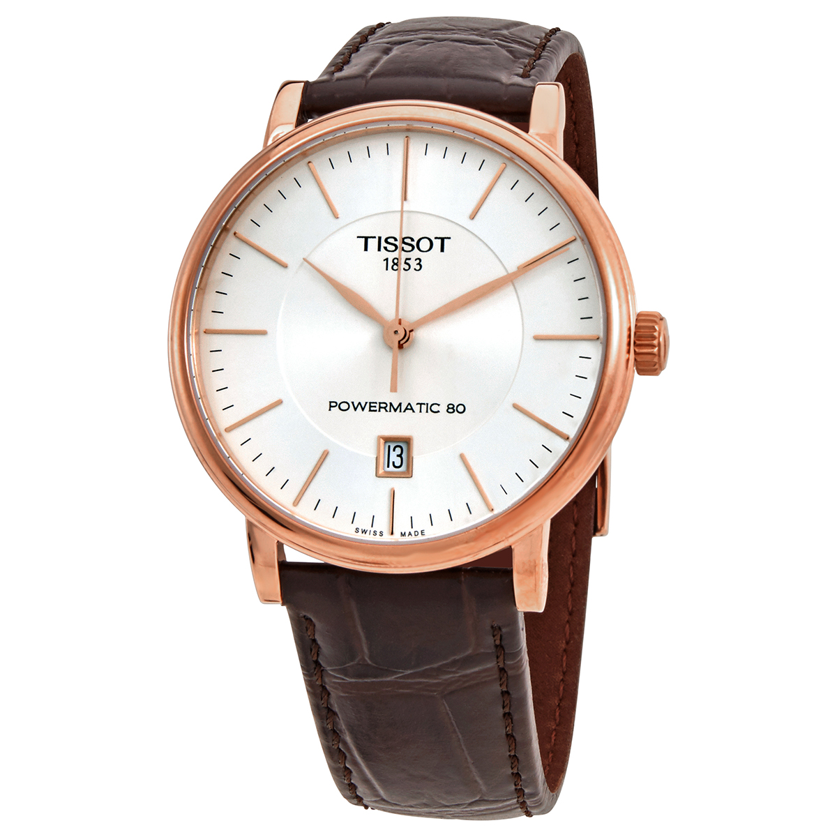 tissot carson premium powermatic 80 automatic white dial men's watch t122.407.36.031.00 tissot carson premium powermatic 80 automatic white dial men's watch t122.407.36.031.00