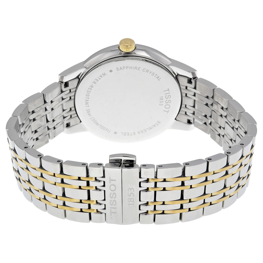 tissot carson white dial two tone men's watch t0854102201100 tissot carson white dial two tone men's watch t0854102201100