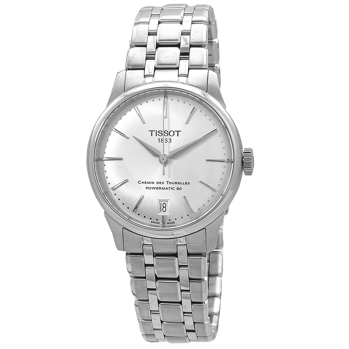 tissot chemin des tourelles automatic silver dial ladies watch t139.207.11.031.00 tissot chemin des tourelles automatic silver dial ladies watch t139.207.11.031.00