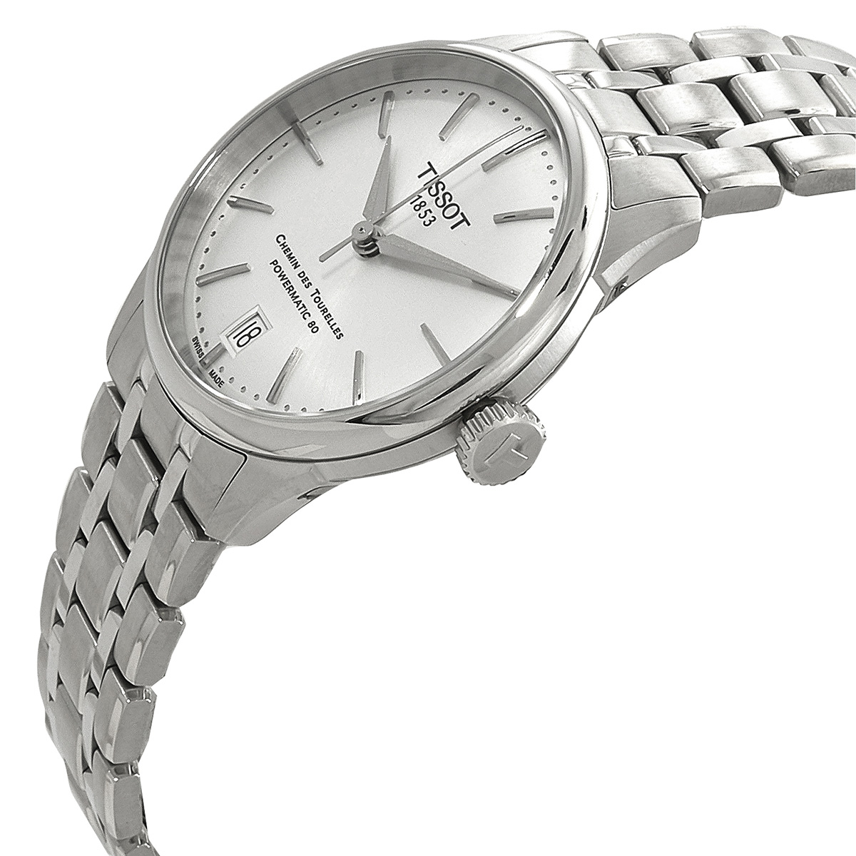 tissot chemin des tourelles automatic silver dial ladies watch t139.207.11.031.00 tissot chemin des tourelles automatic silver dial ladies watch t139.207.11.031.00
