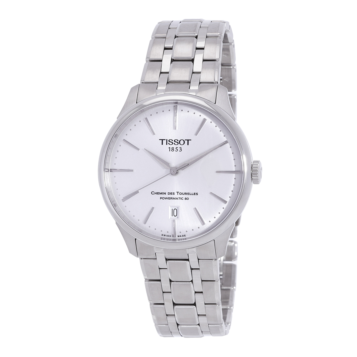 tissot chemin des tourelles automatic silver dial men's watch t139.807.11.031.00 tissot chemin des tourelles automatic silver dial men's watch t139.807.11.031.00
