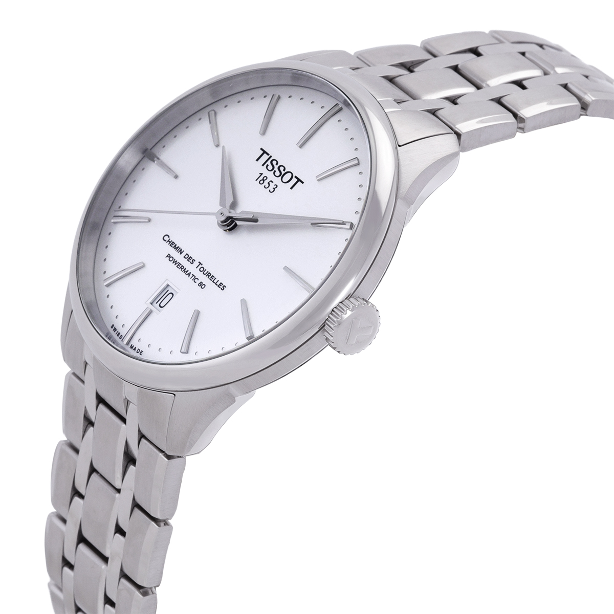 tissot chemin des tourelles automatic silver dial men's watch t139.807.11.031.00 tissot chemin des tourelles automatic silver dial men's watch t139.807.11.031.00