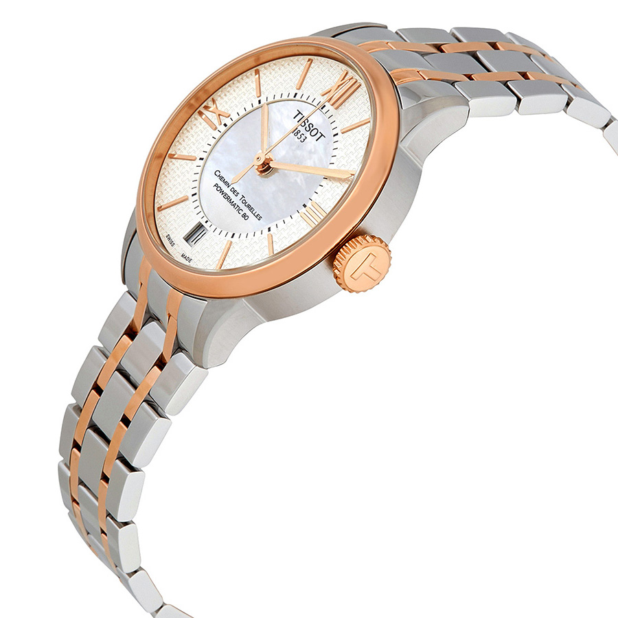 tissot chemin des tourelles mother of pearl dial ladies watch t099.207.22.118.01 tissot chemin des tourelles mother of pearl dial ladies watch t099.207.22.118.01