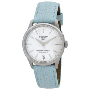 Home tissot chemin des tourelles powermatic 80 automatic white dial ladies watch t139.207.16.011.00