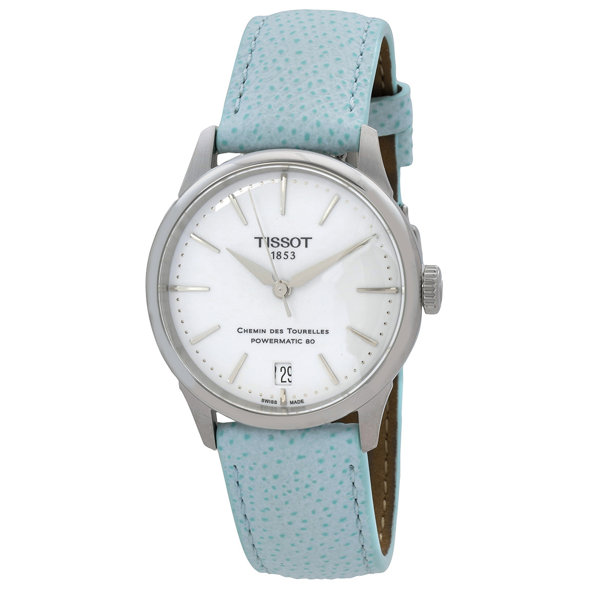 tissot chemin des tourelles powermatic 80 automatic white dial ladies watch t139.207.16.011.00 tissot chemin des tourelles powermatic 80 automatic white dial ladies watch t139.207.16.011.00