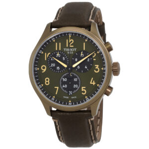 Home tissot chrono xl quartz khaki dial men's watch t116.617.36.092.00