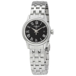 Home tissot classic dream lady quartz black dial watch t129.210.11.053.00