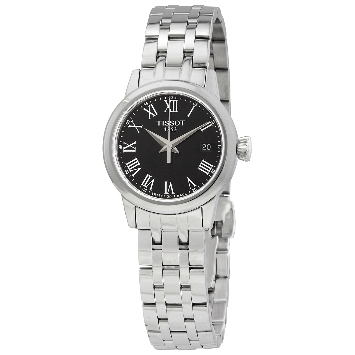 tissot classic dream lady quartz black dial watch t129.210.11.053.00 tissot classic dream lady quartz black dial watch t129.210.11.053.00