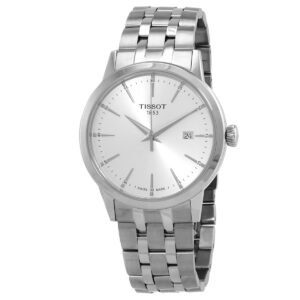 Витрина tissot classic dream quartz silver dial men's watch t129.410.11.031.00
