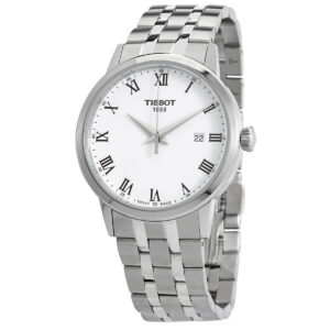 Витрина tissot classic dream quartz white dial men's watch t129.410.11.013.00
