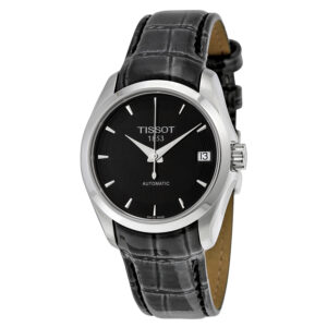 Home tissot couturier automatic black dial ladies watch t0352071605100