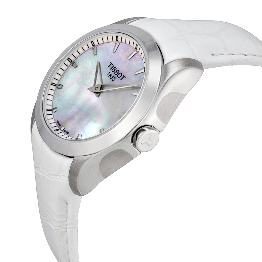 tissot couturier grande mother of pearl dial white leather ladies watch t0352461611100 tissot couturier grande mother of pearl dial white leather ladies watch t0352461611100