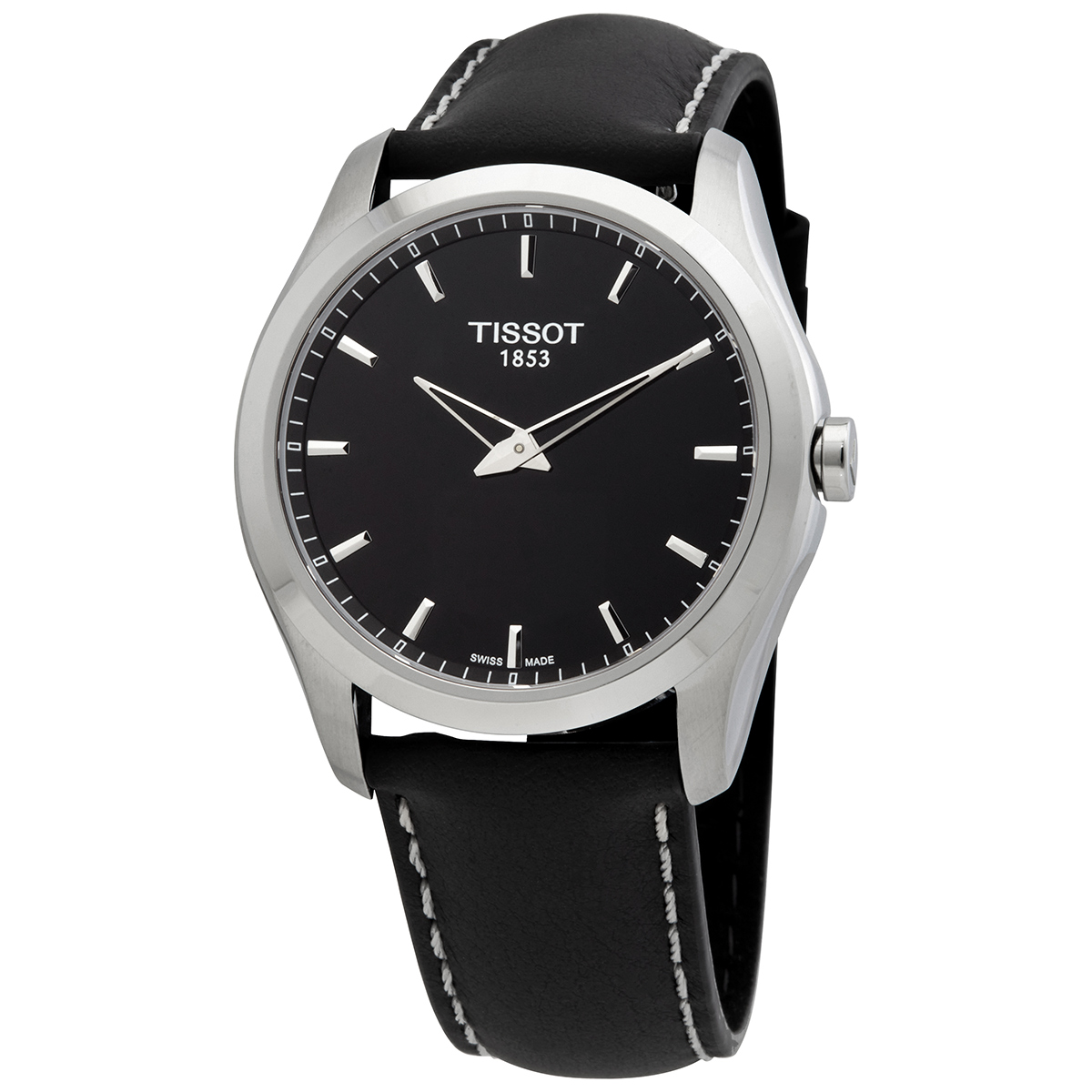 tissot couturier quartz black dial men's watch t0354461605102 tissot couturier quartz black dial men's watch t0354461605102