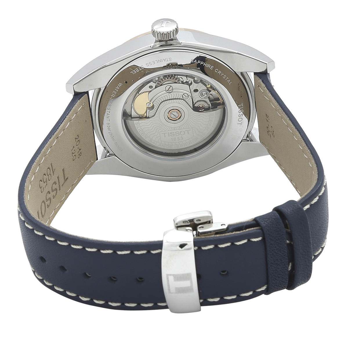 tissot gentleman powermatic 80 silicium automatic chronometer blue dial men's watch t927.407.46.041.00 tissot gentleman powermatic 80 silicium automatic chronometer blue dial men's watch t927.407.46.041.00