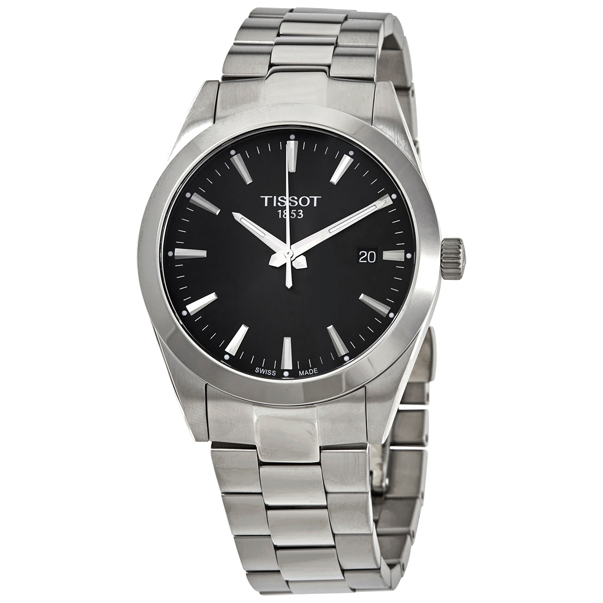 tissot gentleman quartz black dial men's watch t127.410.11.051.00 tissot gentleman quartz black dial men's watch t127.410.11.051.00