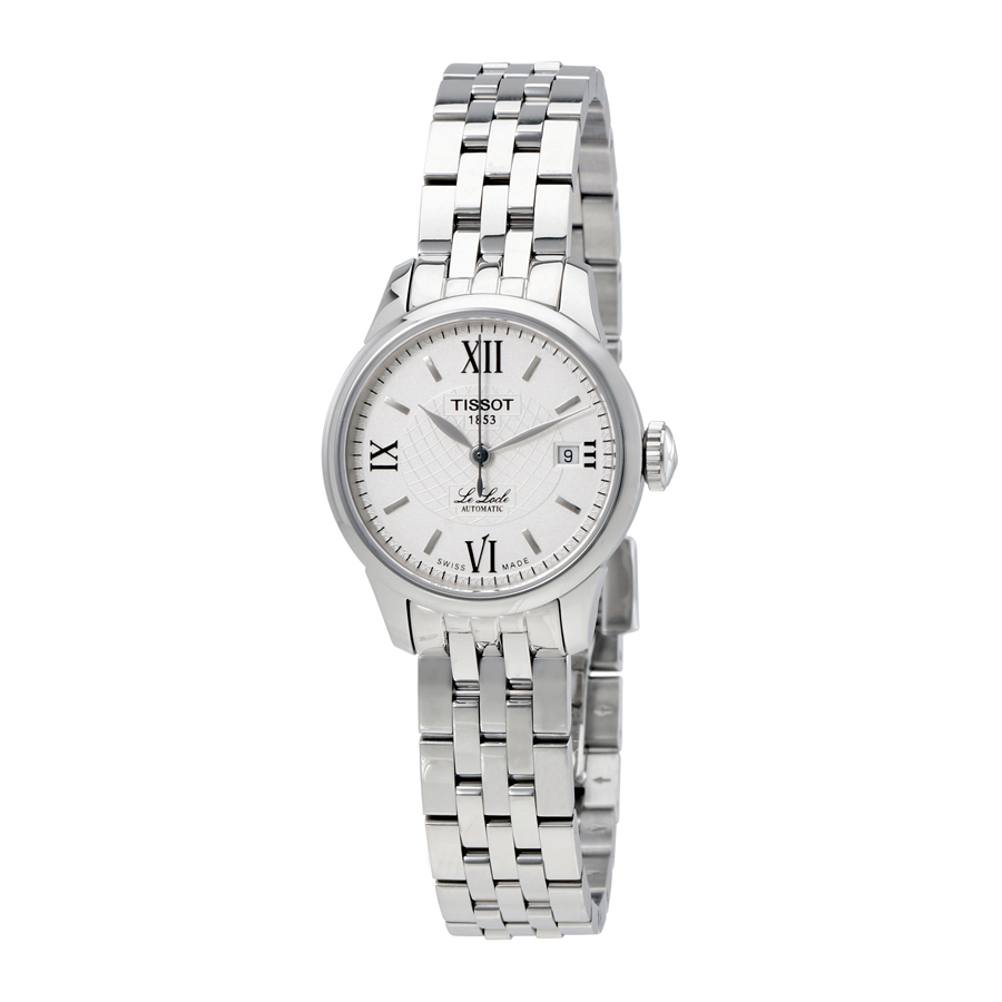 tissot le locle automatic silver dial ladies watch t41.1.183.33 tissot le locle automatic silver dial ladies watch t41.1.183.33