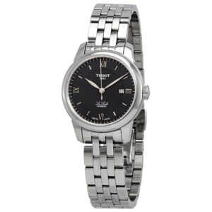 Home tissot le locle automatic black dial ladies watch t006.207.11.058.00