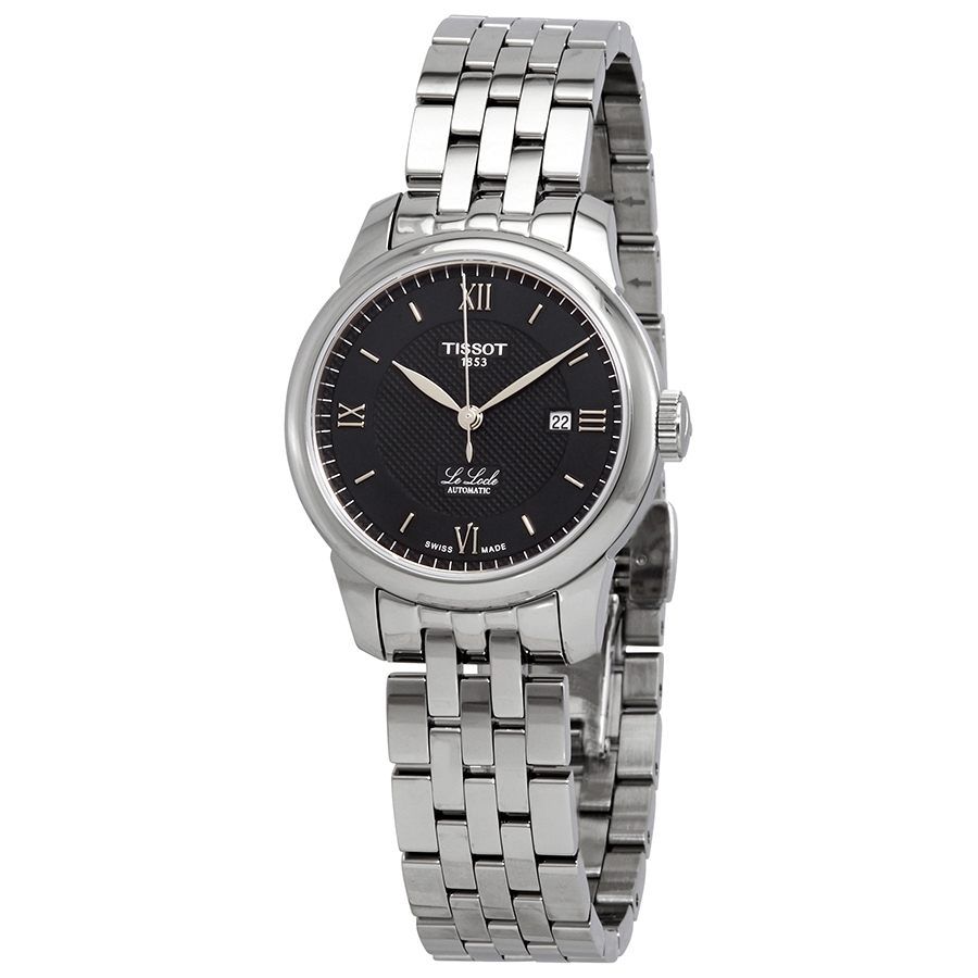 tissot le locle automatic black dial ladies watch t006.207.11.058.00 tissot le locle automatic black dial ladies watch t006.207.11.058.00