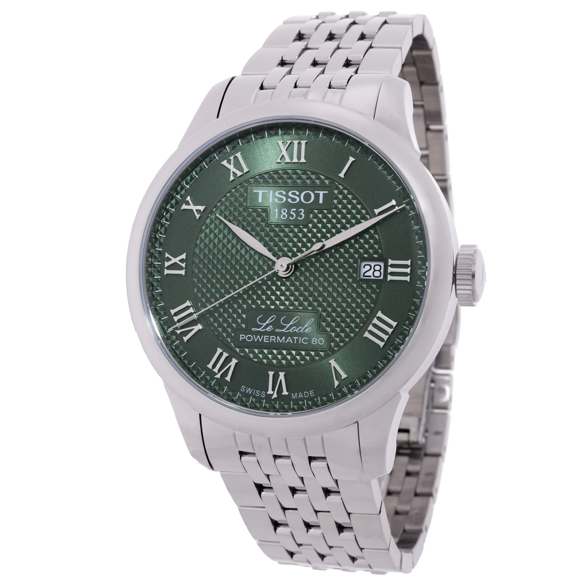 tissot le locle automatic green dial men's watch t0064071109300 tissot le locle automatic green dial men's watch t0064071109300