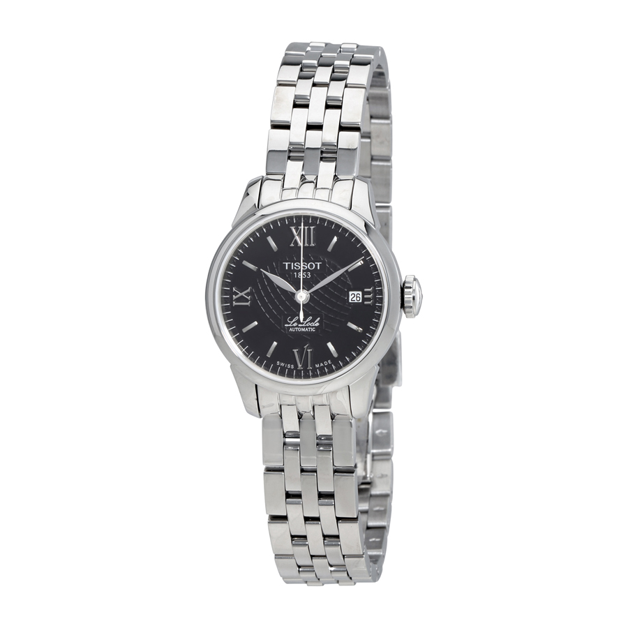 tissot le locle automatic black dial ladies watch t41.1.183.53 tissot le locle automatic black dial ladies watch t41.1.183.53